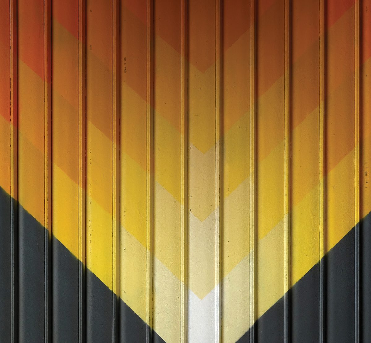 Orange chevron pattern